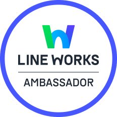 LINE WORKS Ambassador ロゴ